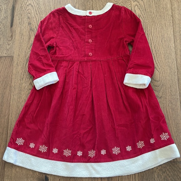 NWOT -Hanna Andersson Girl’s Holiday Snowflake Dress - Picture 2 of 10